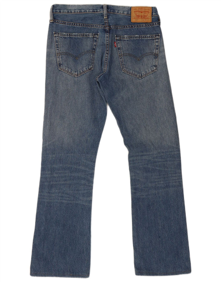 Męskie jeansy Levi's 527 Bootcut W31 L31 Niebieska bawełna