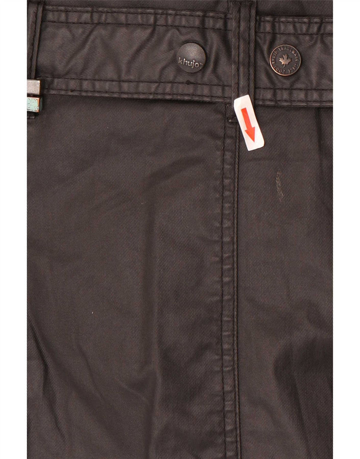 Damski trencz KHUJO UK 18 XL, czarny poliester