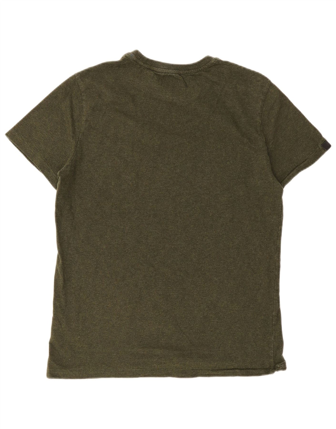 Męski T-shirt Superdry z grafiką, duży, bawełniany khaki