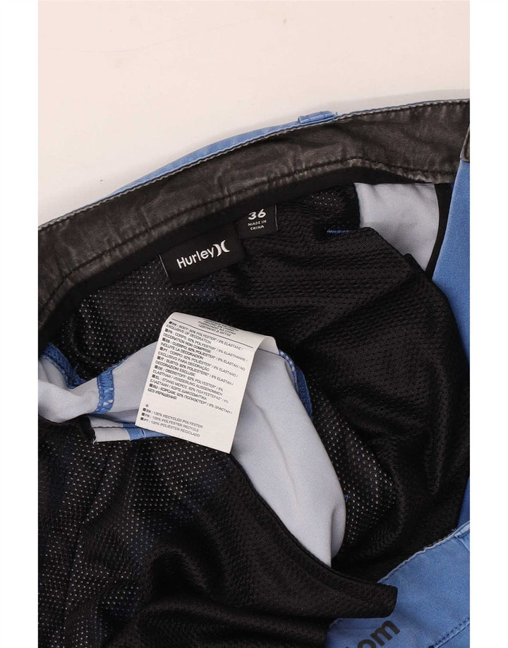 Męskie spodenki chino Hurley, duże, W36, niebieski poliester