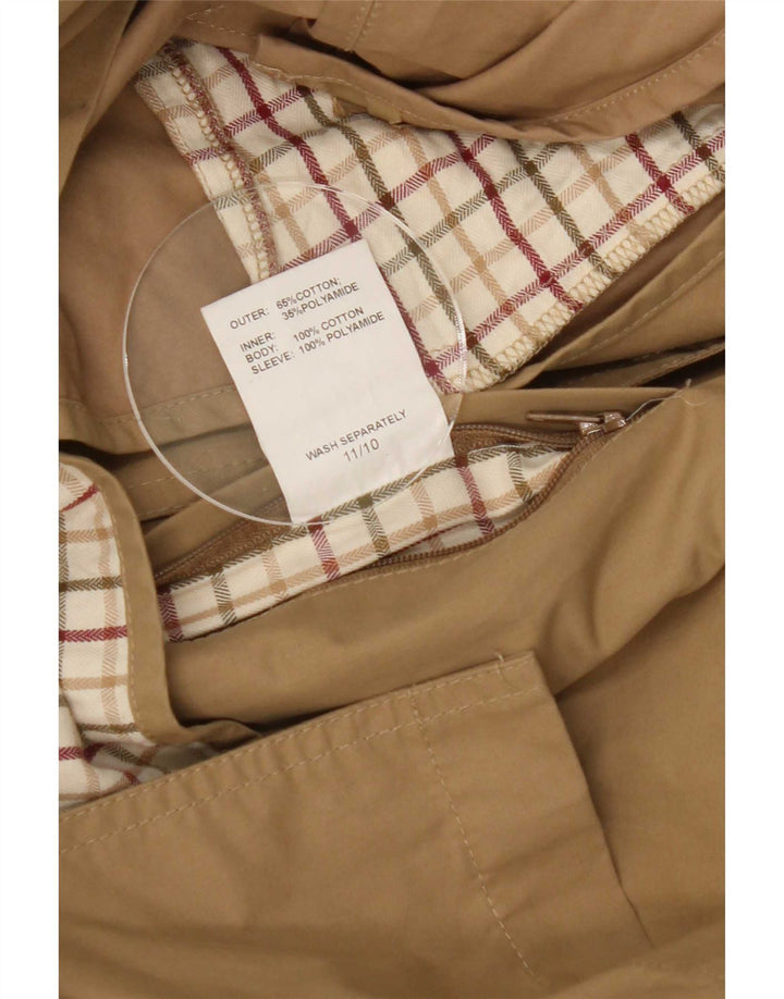 Trencz męski Barbour UK 40, duży, beżowy, bawełniany