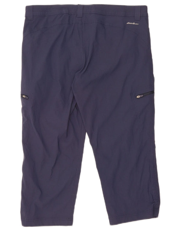 Spodnie damskie Eddie Bauer Capri US 10 Large W34 L21 Niebieski Nylon