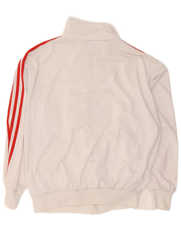 Adidas Męska bluza dresowa o luźnym kroju, UK 34/36, mała biała