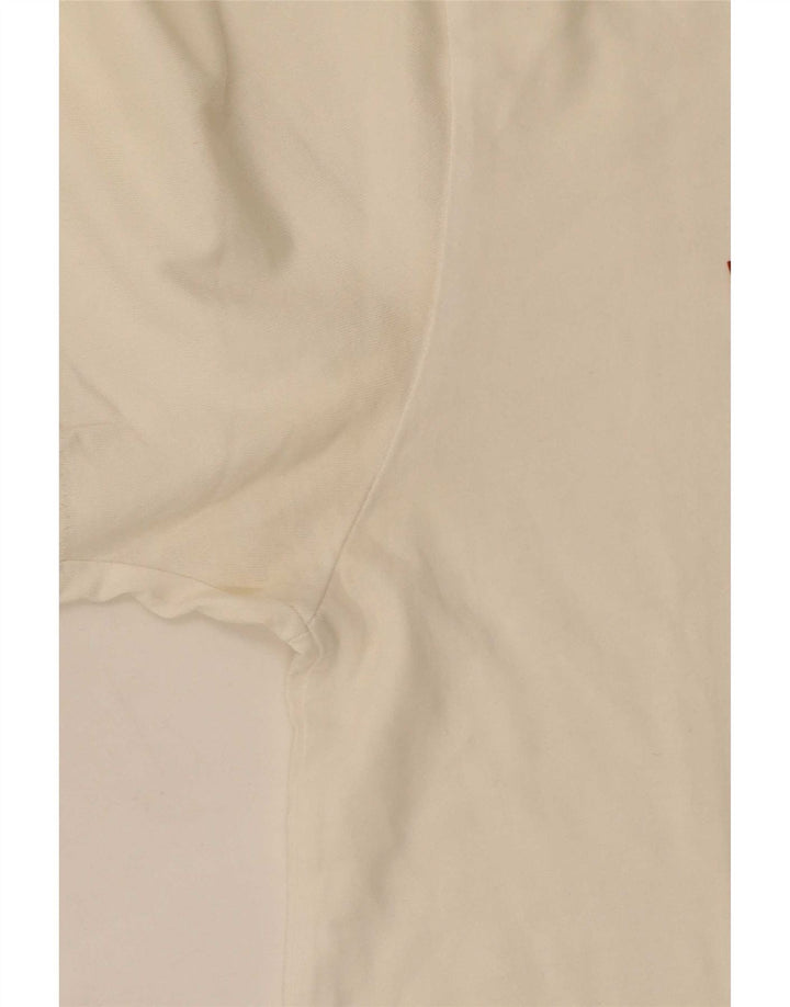 Męski T-shirt z grafiką Levi's, mały, biały, bawełniany