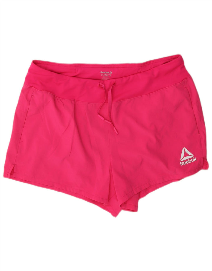 Damskie spodenki sportowe Reebok UK 18 XL Różowy poliester