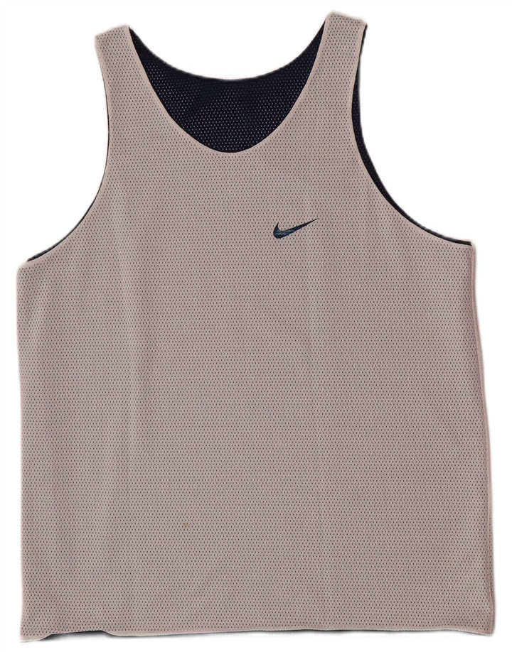 Męska dwustronna kamizelka Nike XL, granatowa, poliester