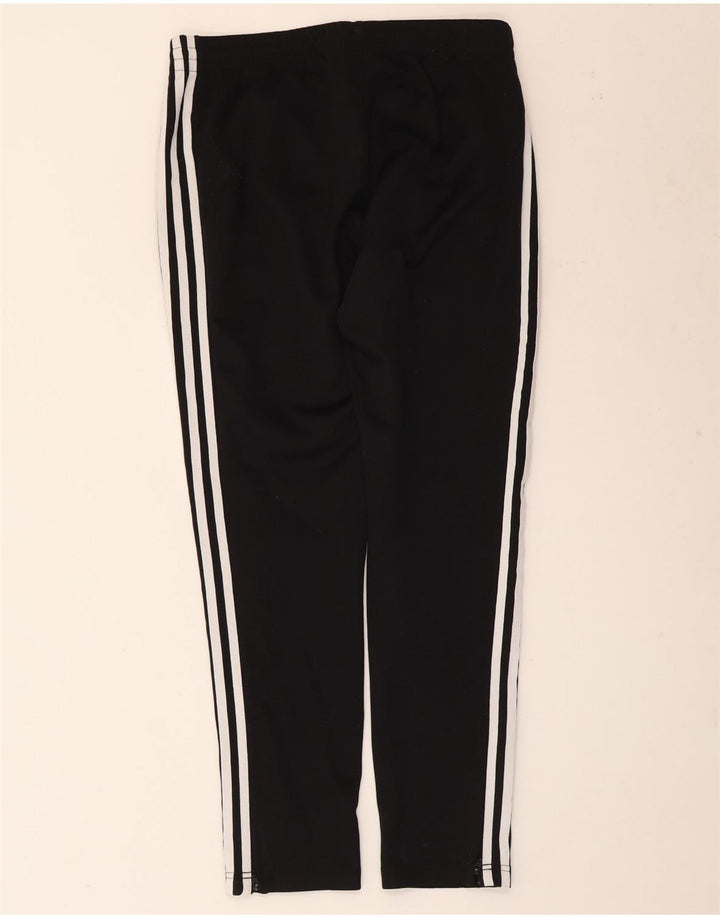 Damskie spodnie dresowe Adidas UK 14, średnie, czarne, bawełniane