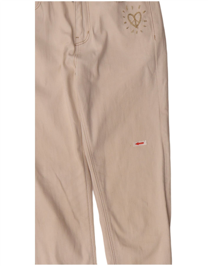 DESIGUAL Damskie jeansy slim W28 L27 z białej bawełny