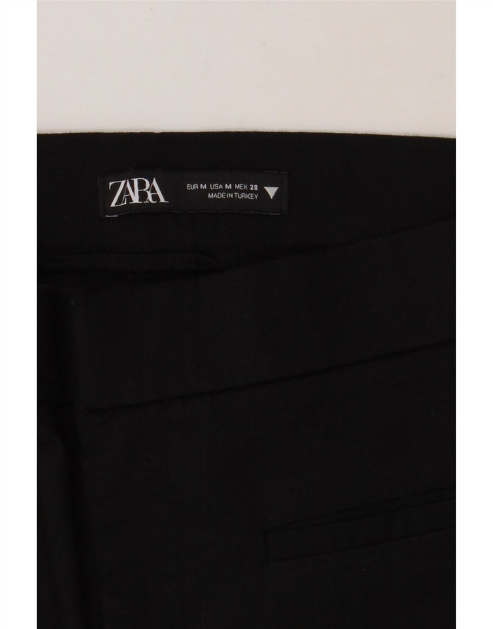 ZARA Womens Bootcut Casual Trousers Medium W28 L26 Black Vintage Zara and Second-Hand Zara from Messina Hembry 