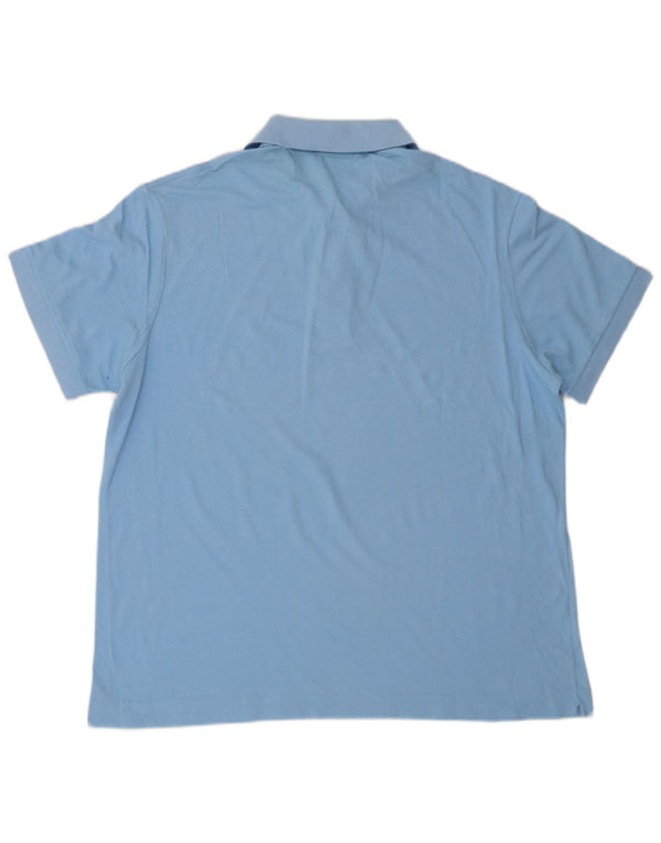 Męska koszulka polo Lacoste, rozmiar 6, XL, niebieska, bawełniana