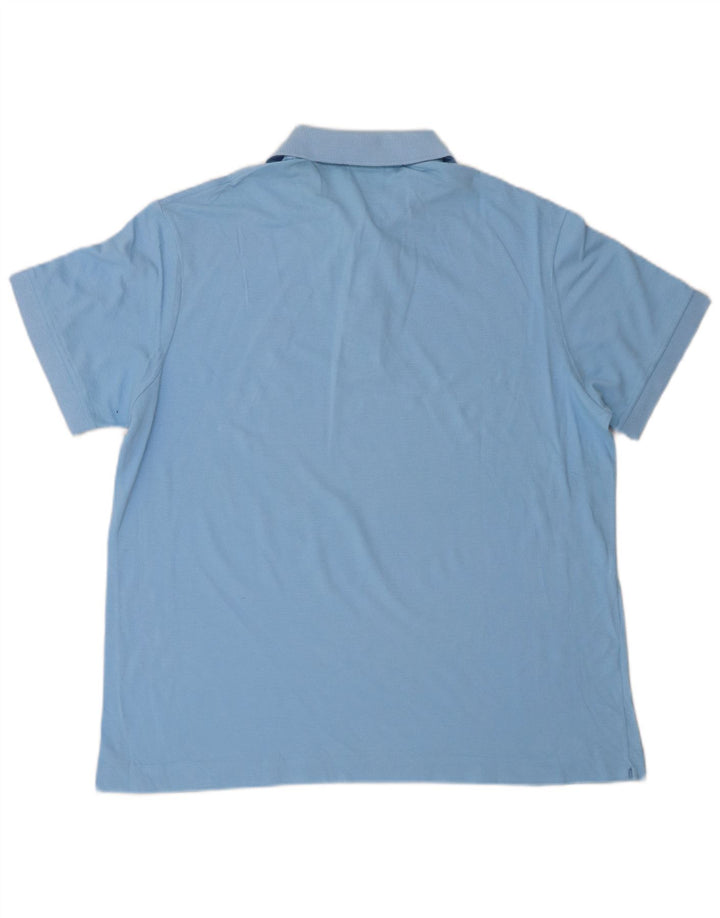 Męska koszulka polo Lacoste, rozmiar 6, XL, niebieska, bawełniana