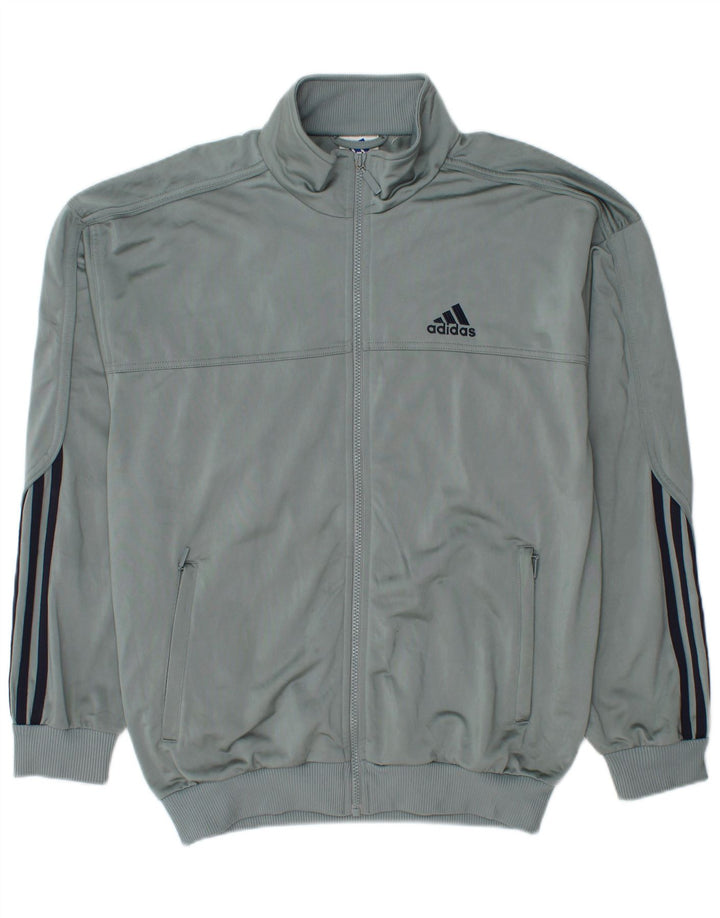 Męska kurtka dresowa ADIDAS UK 38/40, średni niebieski poliester