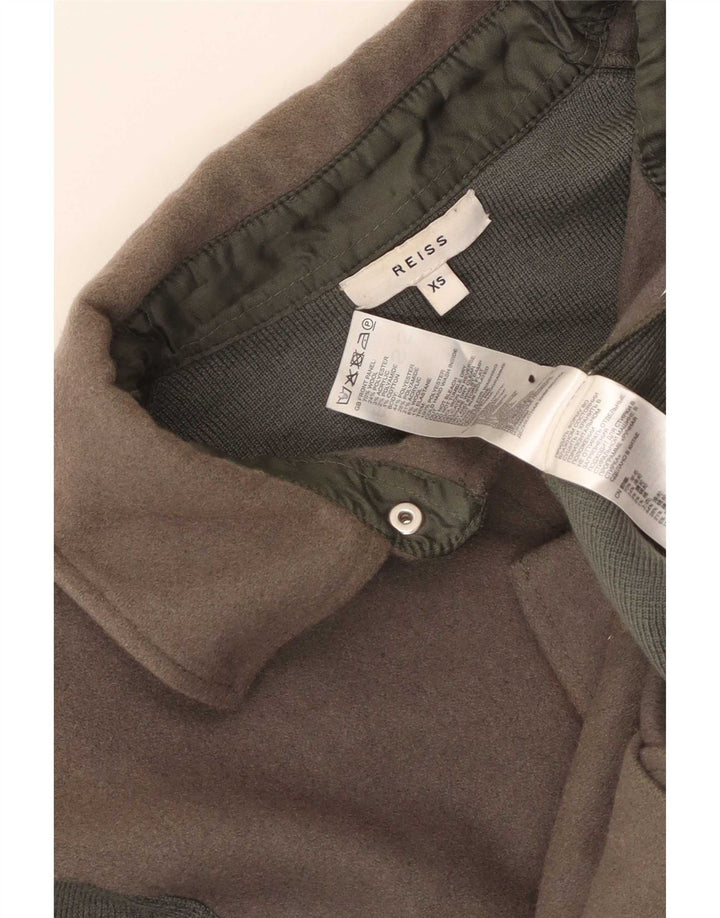 Reiss Męska koszula flanelowa XS Szara wełna