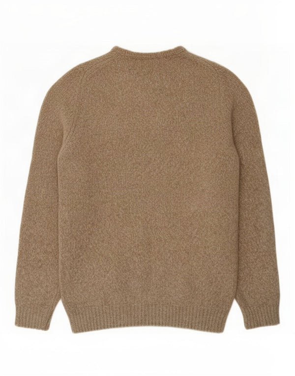 Męski sweter Massimo Dutti z dekoltem w łódkę XL, beżowy, nakrapiany