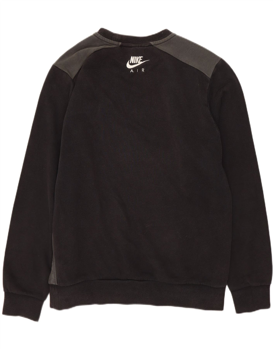 Męski sweter z grafiką Nike, średni czarny, bawełniany