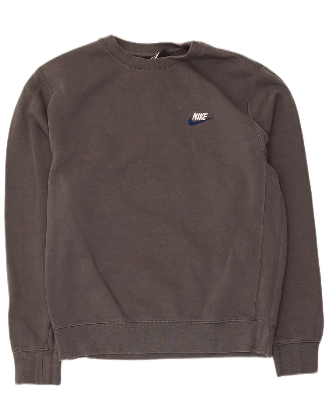 Męska bluza dresowa Nike, mała, szara, bawełniana