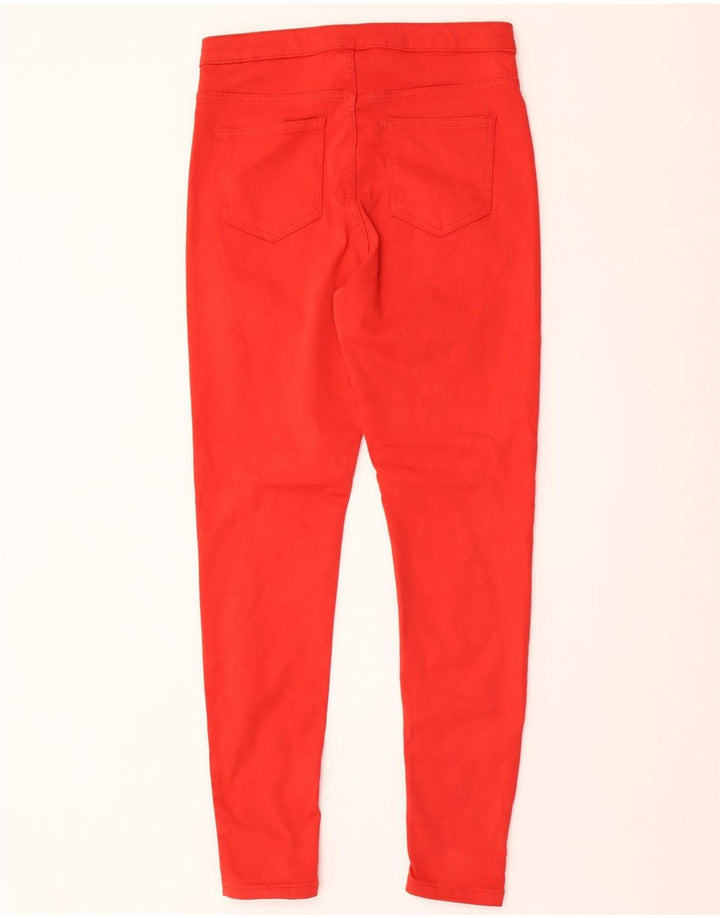 Damskie spodnie codzienne Marks & Spencer UK 14 Medium W30 L31 Czerwone