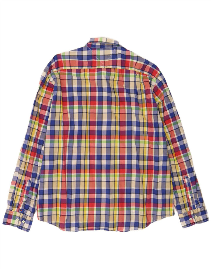 Koszula męska Tommy Hilfiger o dopasowanym kroju 2XL, wielokolorowa bawełniana krata