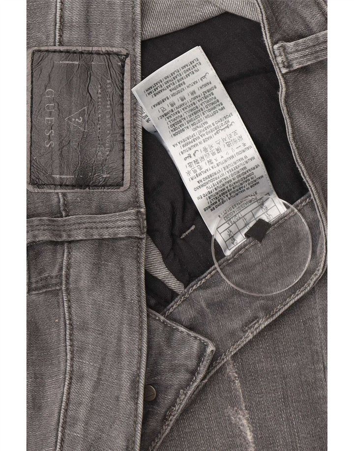 Męskie jeansy Guess w trudnej sytuacji W31 L33, szare, bawełniane