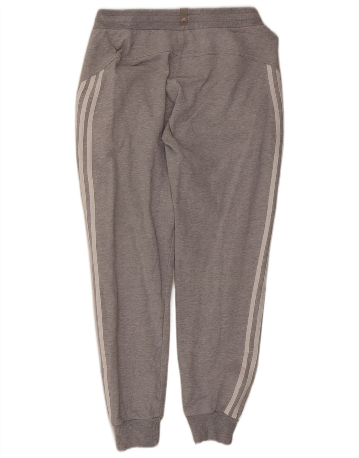 Damskie spodnie dresowe Adidas, średnioszare, bawełniane