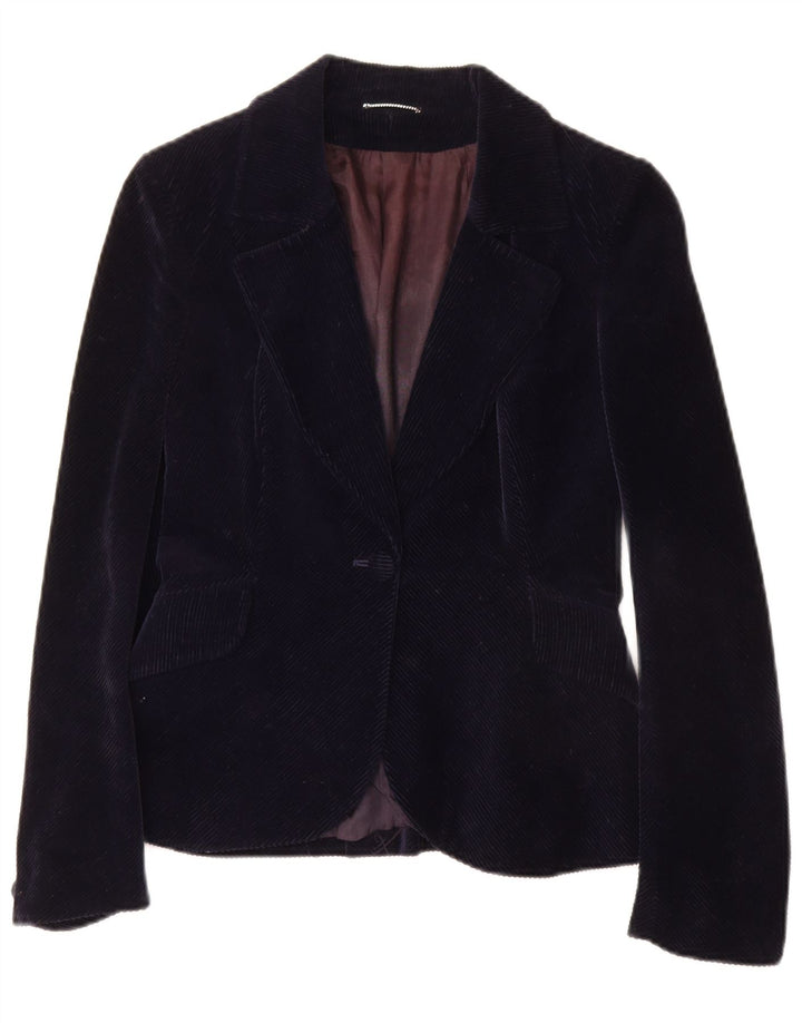 PIERRE D'ALBY Damski zestaw dwuczęściowych spódnic sztruksowych UK 10 Small W24 Granatowy