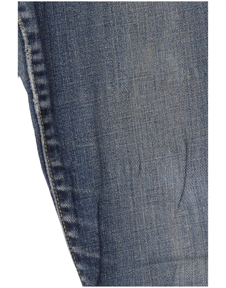 Damskie jeansy Levi's Mid Rise Slim US 8 Medium W28 L28 Niebieska bawełna