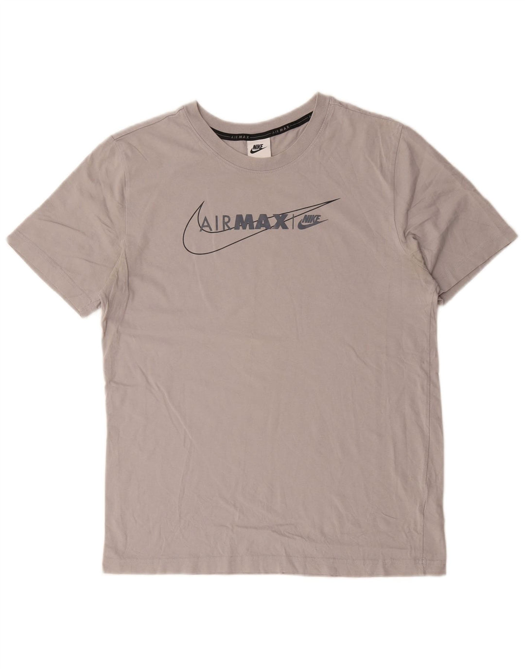 Męski T-shirt Nike Air Max z grafiką, średnioszary, bawełniany