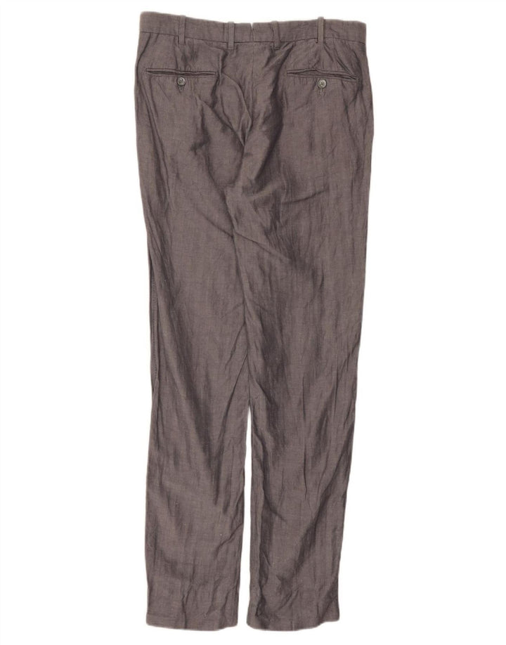Spodnie męskie Massimo Dutti EU 42 Large W32 L32 Szare w jodełkę