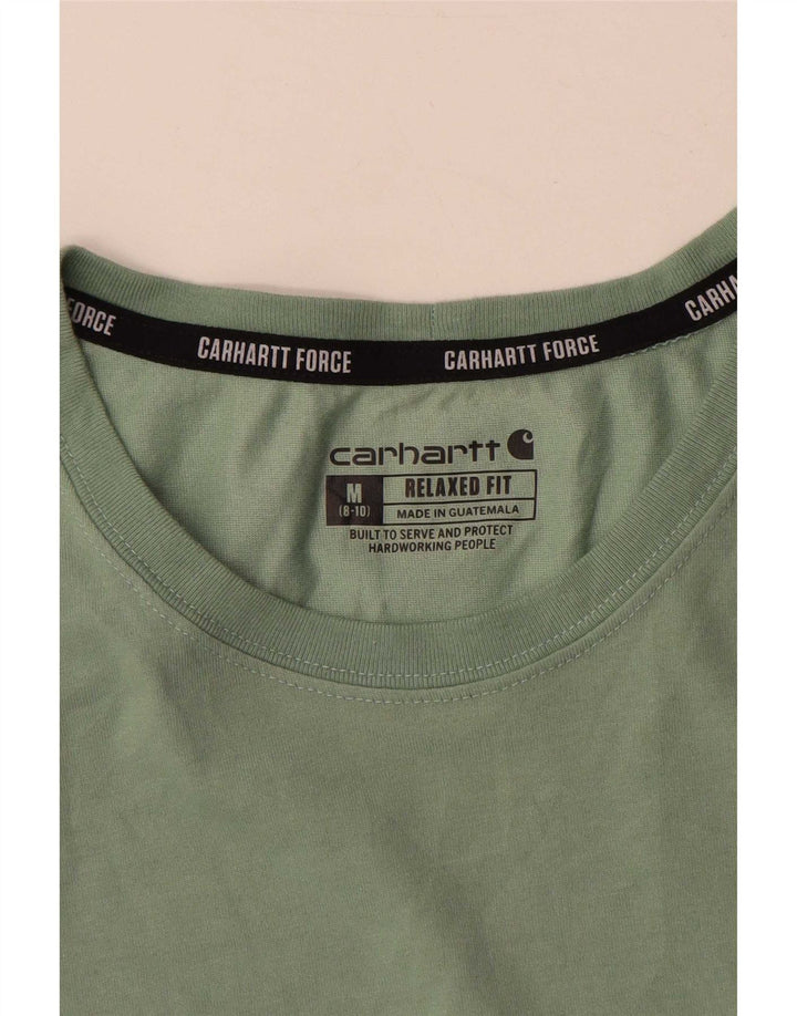 Damska kamizelka Carhartt o swobodnym kroju, UK 8/10, średni zielony poliester