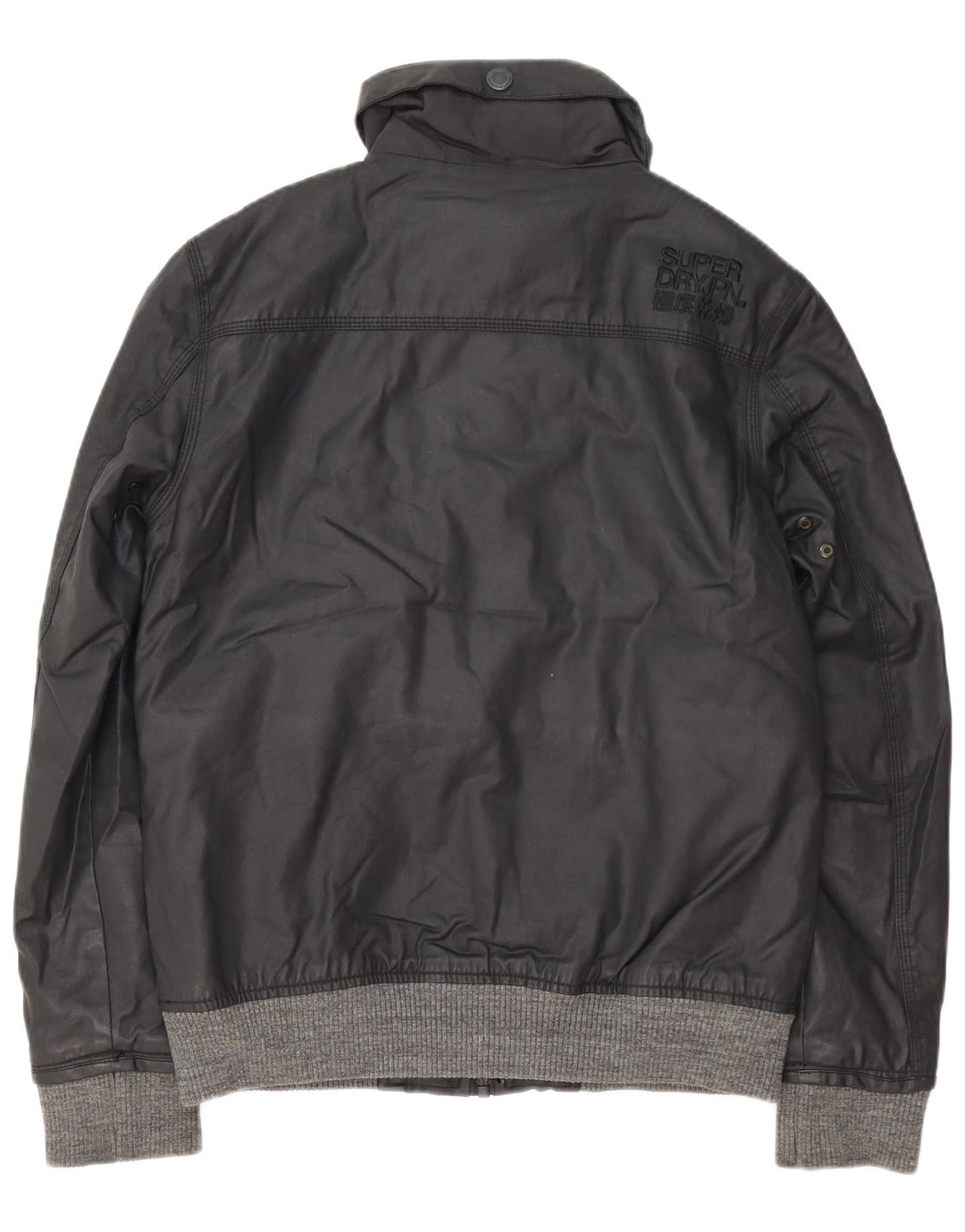 Męska kurtka bomber SUPERDRY UK 40, duża, czarna, poliester