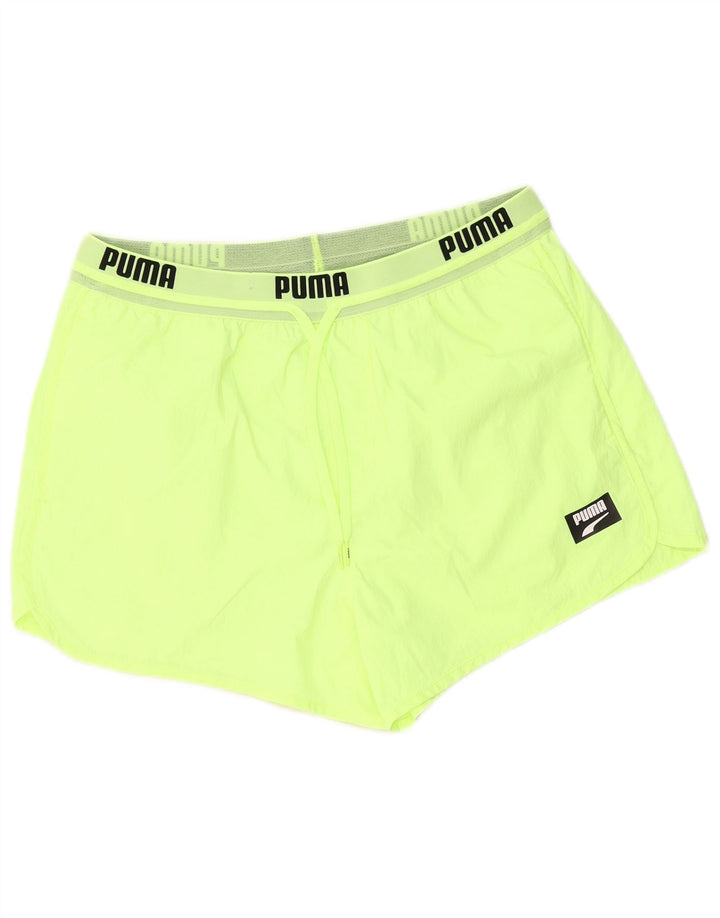 Męskie spodenki sportowe Puma Graphic, średni zielony poliamid