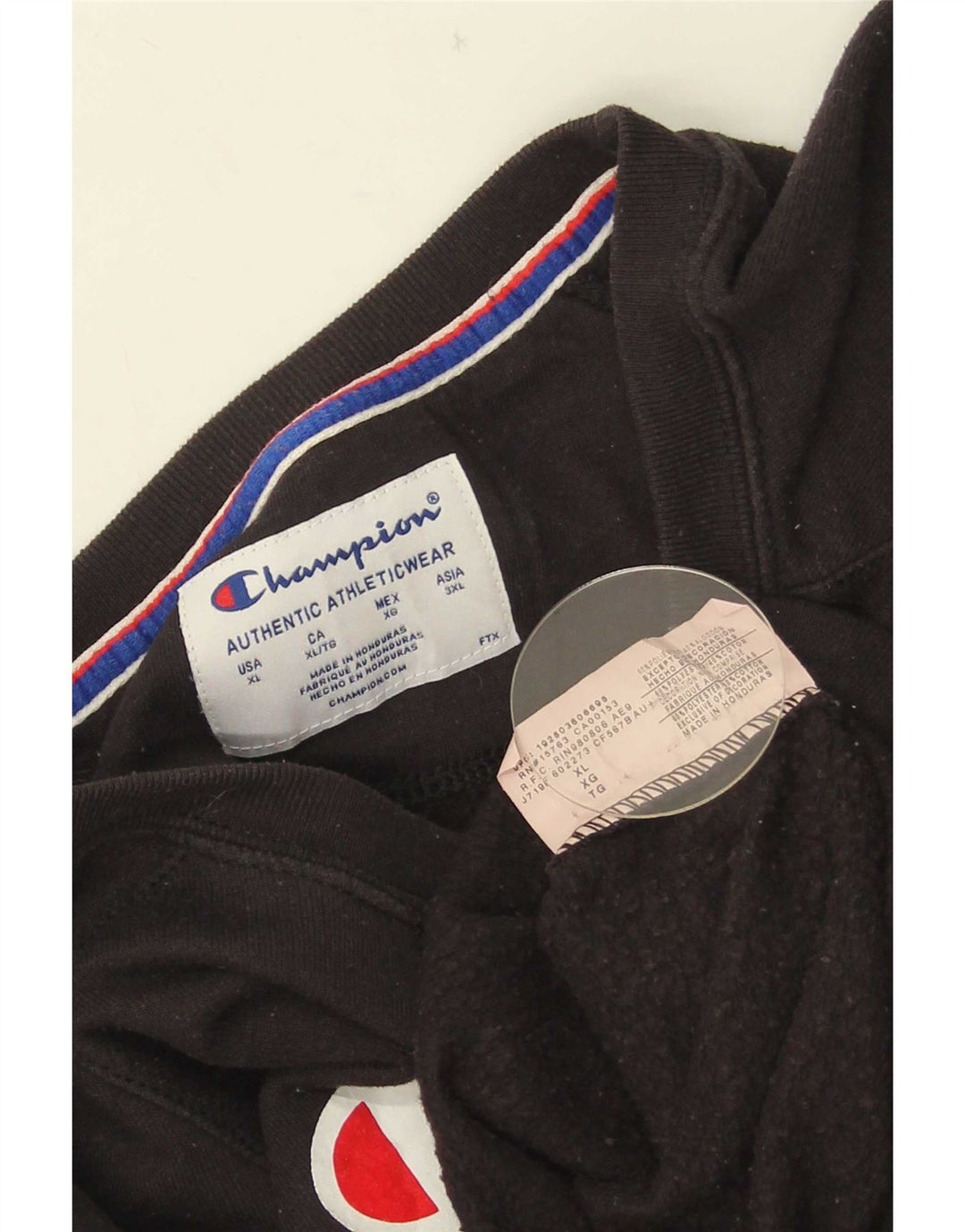 Damska bluza z grafiką Champion UK 18 XL, czarny poliester
