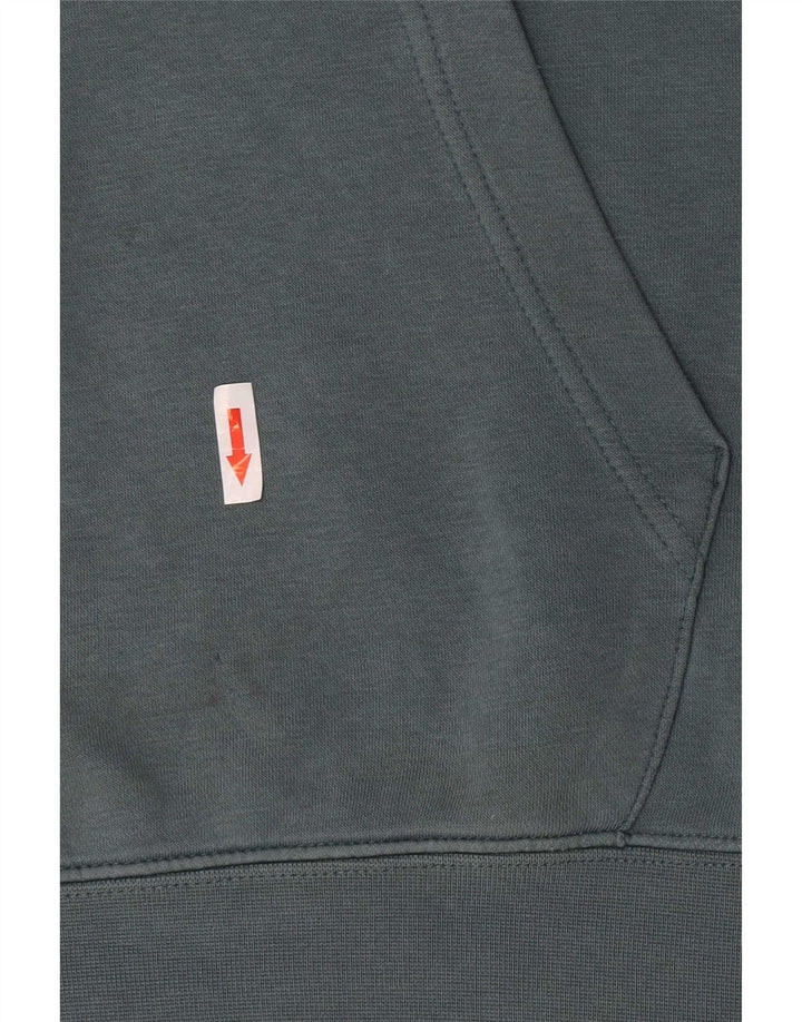 Męski sweter z kapturem Nike, mały, niebieski, bawełniany