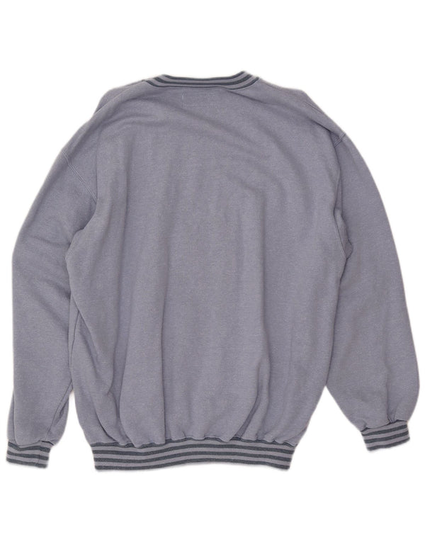 CAMPAGNOLO Męski sweter z grafiką wikingów IT 56 XL, niebieska bawełna