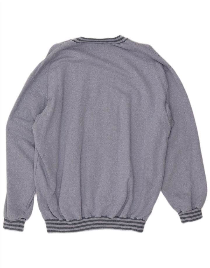 CAMPAGNOLO Męski sweter z grafiką wikingów IT 56 XL, niebieska bawełna