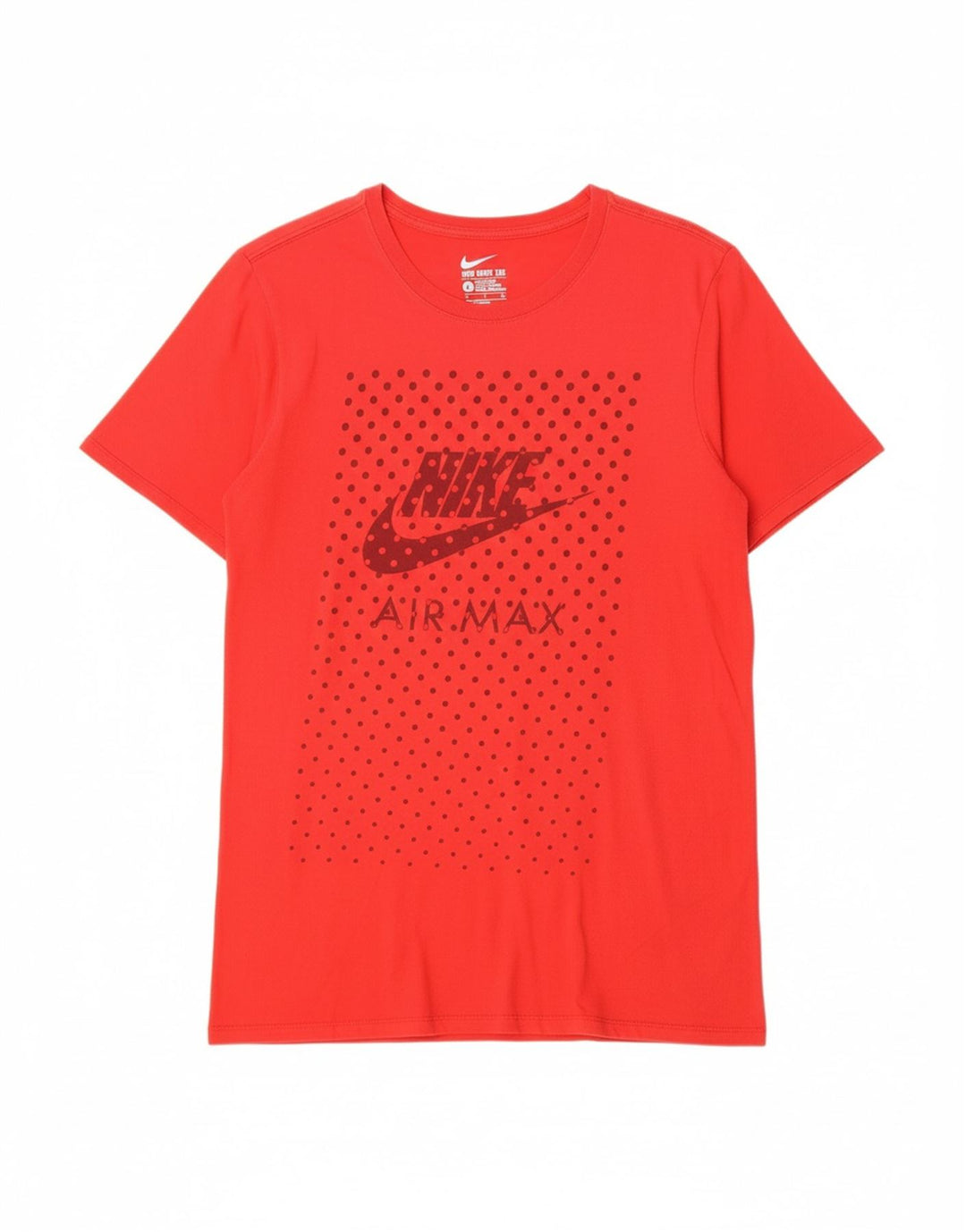 NIKE Mens Athletic Cut Graphic T-Shirt Top Small Red Spotted
