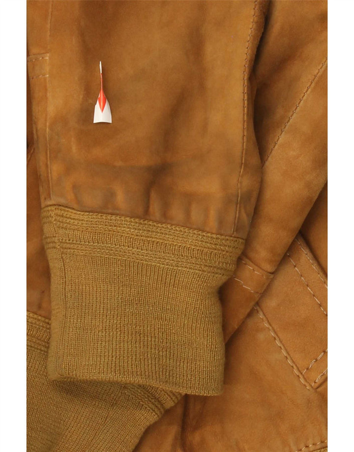 Kurtka bomberka damska vintage IT 46 Large Brown