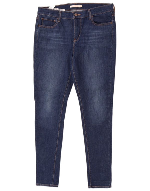 Damskie jeansy Levi's 710 Super Skinny W32 L30 Niebieska bawełna