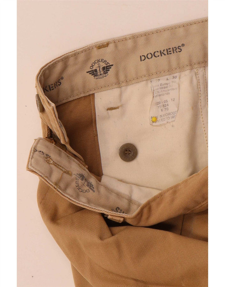 Spodnie męskie Dockers Pegged Chino W33 L30 Beżowe