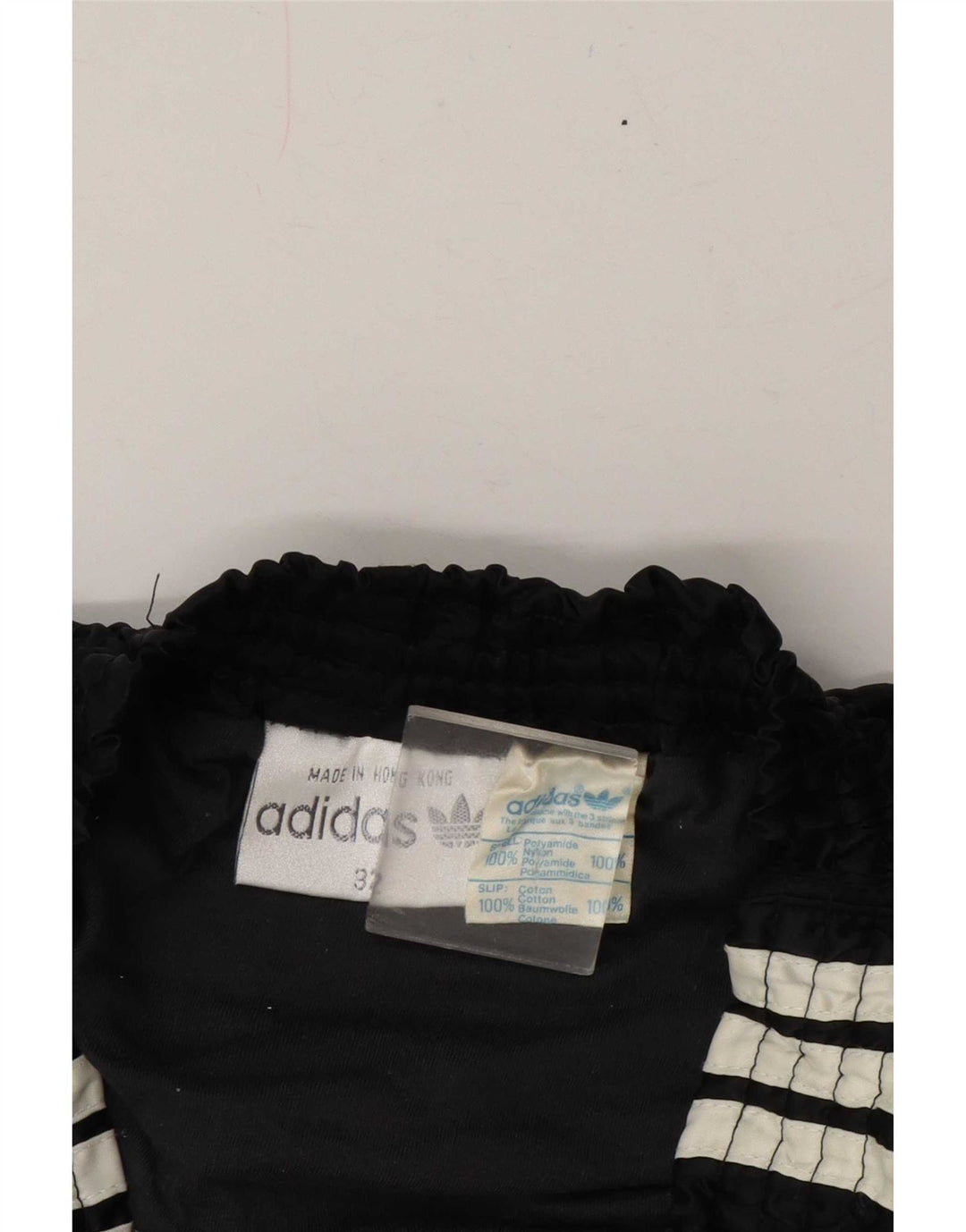 Damskie spodenki sportowe Adidas UK 14, duże, czarne, poliamidowe