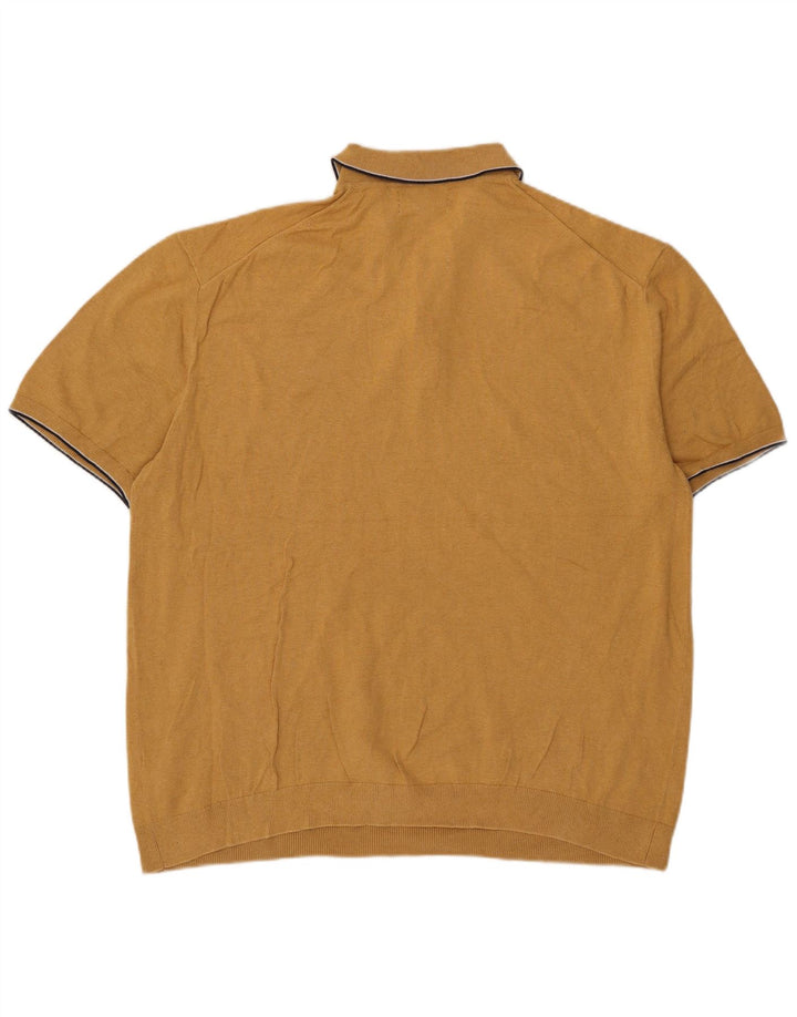 Męska koszulka polo Marks & Spencer, 2XL, żółta, bawełniana