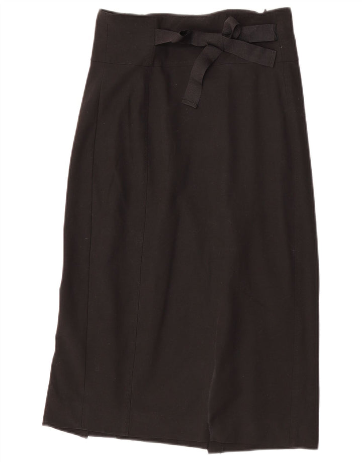 Damska spódnica midi Oasis UK 8 Small W24 Czarny poliester