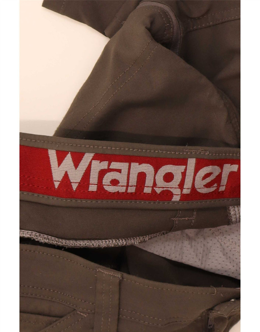 Męskie proste spodnie cargo Wrangler W32 L32 Khaki Nylon