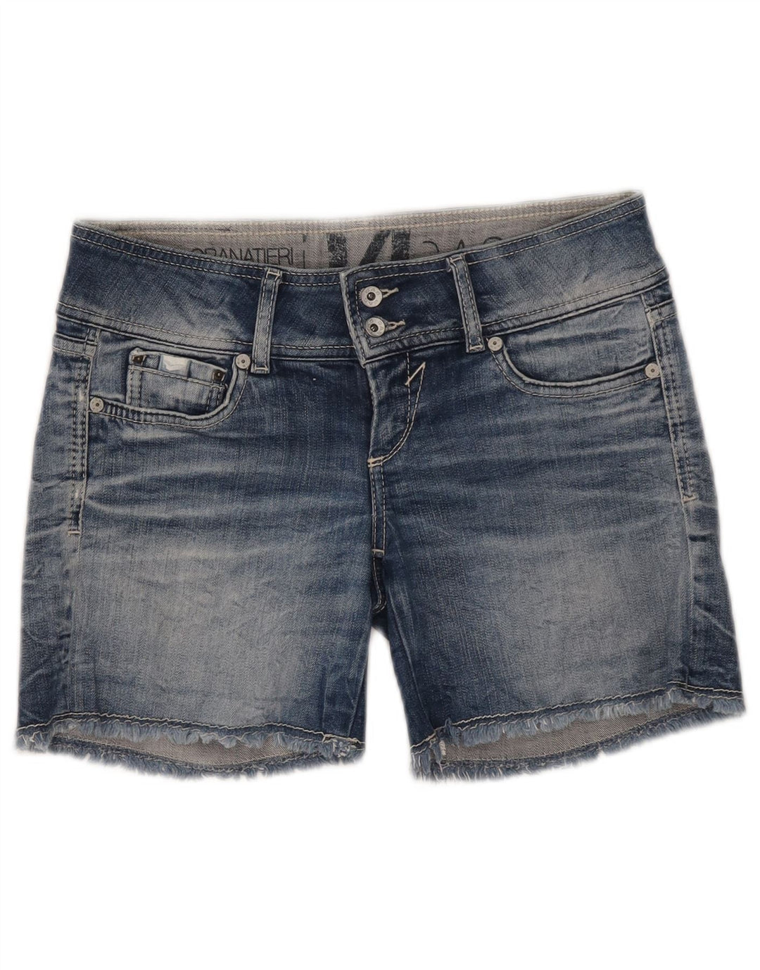 Damskie spodenki jeansowe GAS W27 Małe, niebieskie, bawełniane