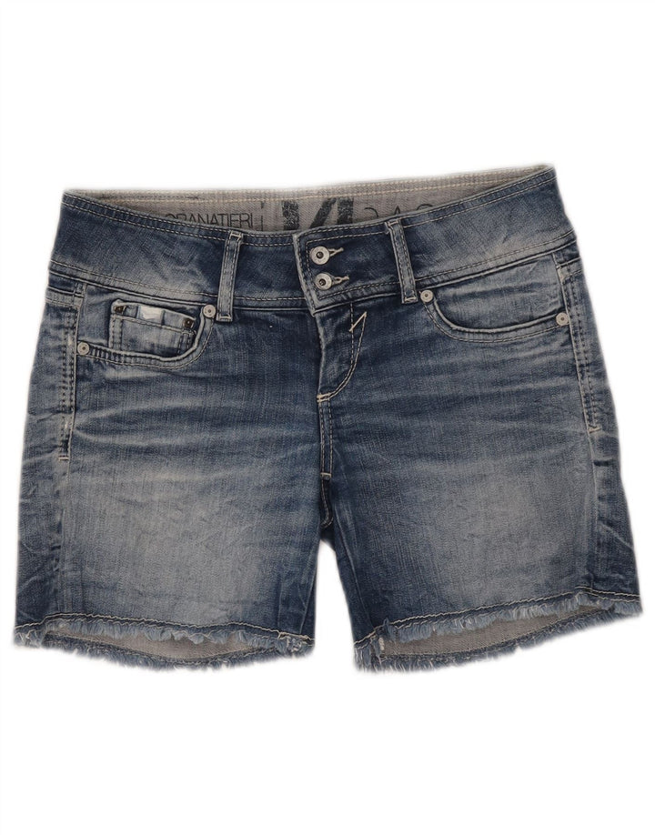 Damskie spodenki jeansowe GAS W27 Małe, niebieskie, bawełniane