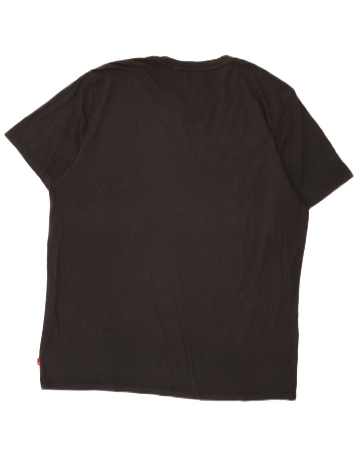 Męska koszulka z grafiką Levi's Top XL w kolorze czarnym