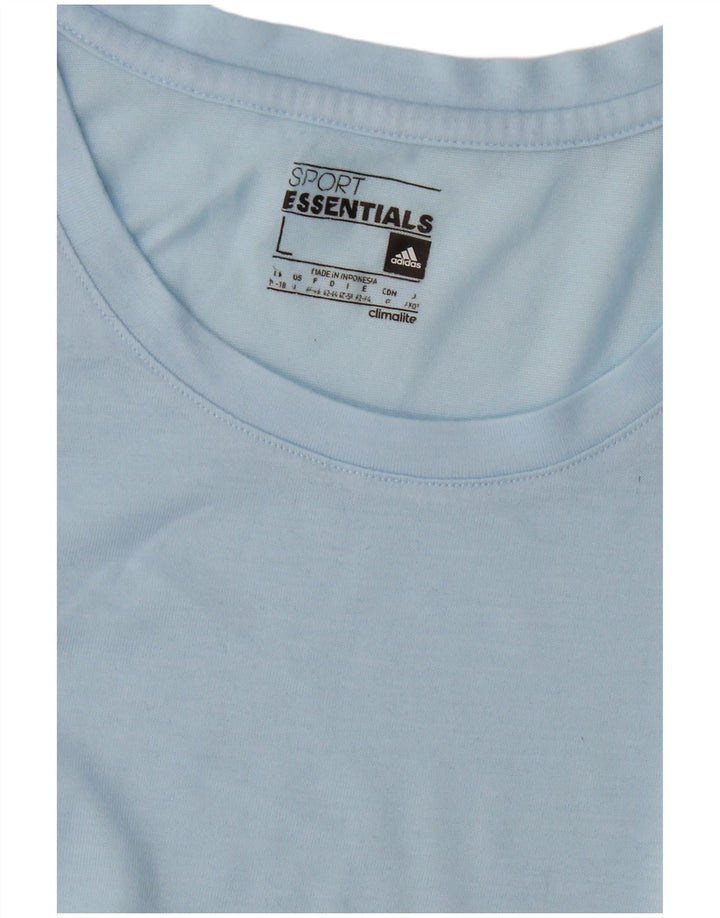 Damska koszulka Adidas Top UK 16/18, duża niebieska