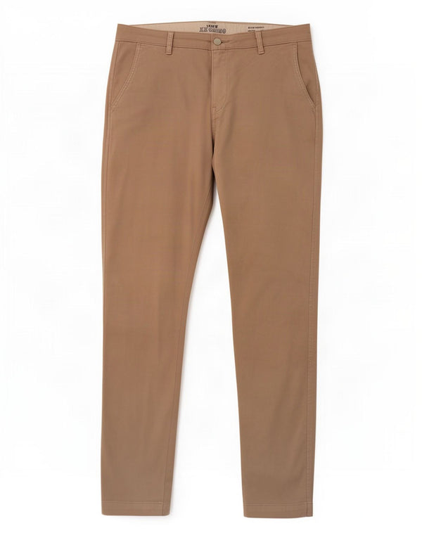 Męskie, zwężane, wąskie spodnie Chino Levi's W34 L34 Beżowa bawełna