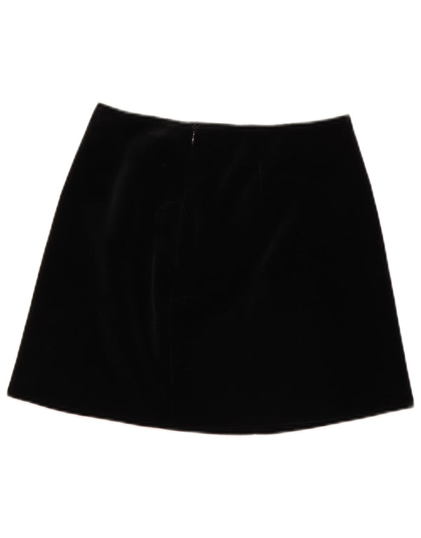 Damska mini spódniczka sztruksowa Moda Dossier IT 42 Medium W28 Black