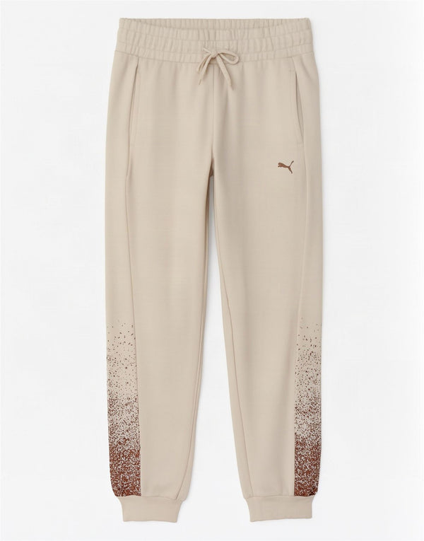Damskie spodnie dresowe Puma Joggers UK 6 XS Białe cętki